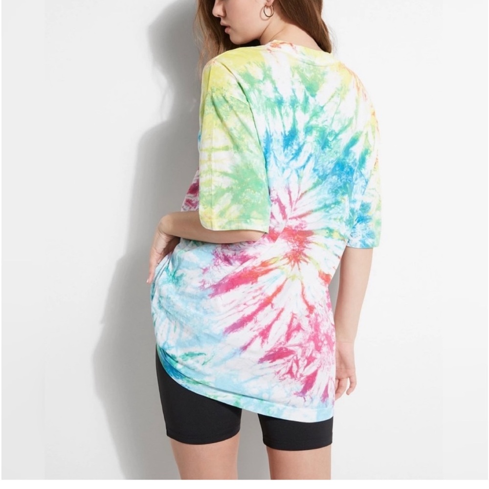 GUESS JEANS Tie Dye Oversized T-shirt XL - Picture 6 of 8